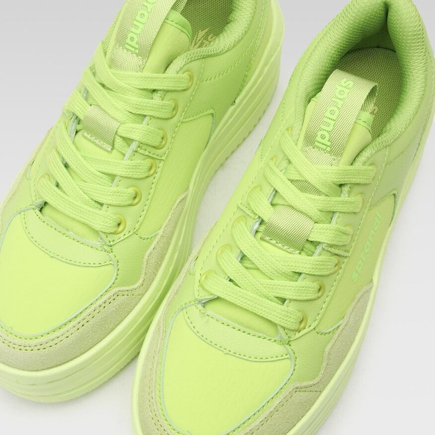 Sneakersy damskie Sprandi Entire Platform WP40-22168Y 38 (24 cm) Zielone (5904862628394) - obraz 3