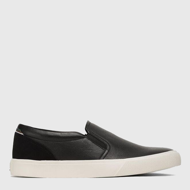 Buty slip-on męskie Gino Rossi LUCA-01 122AM 41 (27,4 cm) Czarne (5904862697611) - obraz 1