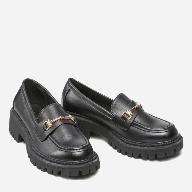 Жіночі лофери DeeZee H101202-01 38 (24.5 см) Black (5904862769172) - зображення 3