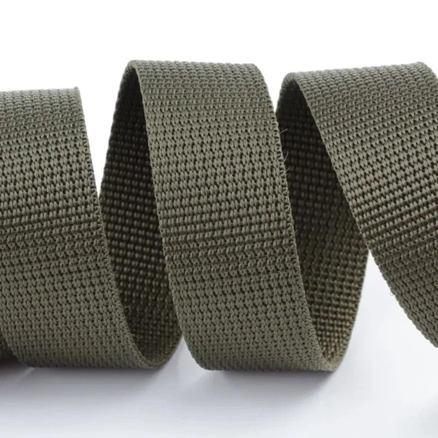 Стропа лента ременная полиамид нейлон 25мм хаки (от 1м). Крепкая ...