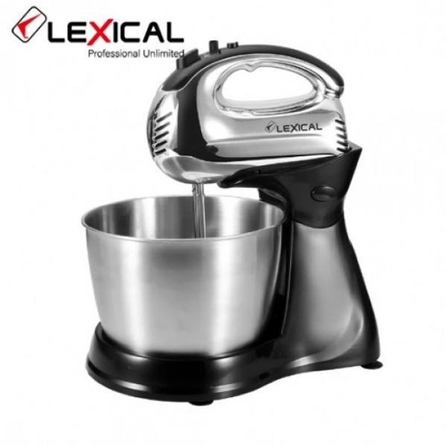 Миксер ручной кухонный LEXICAL LMB-1801 с металлической чашей 3,5 л ...