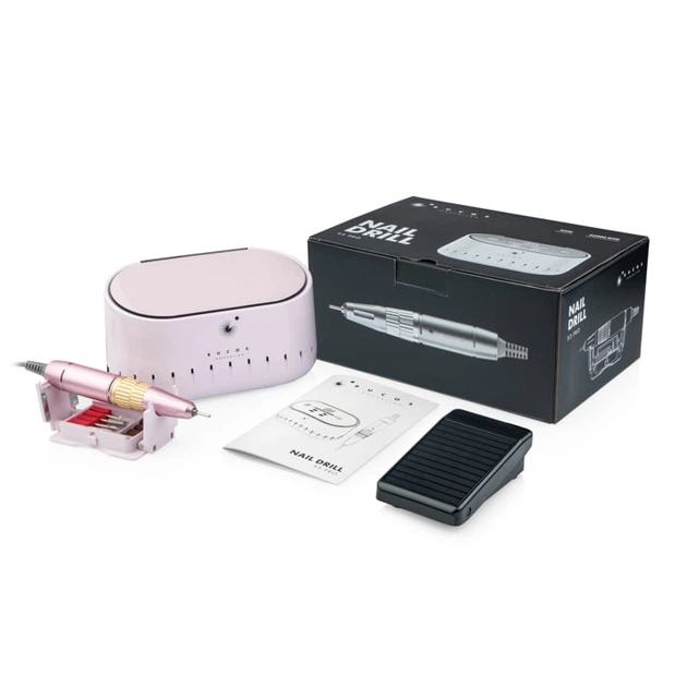 Фрезер для манікюру Bucos Nail Drill X3 PRO LIGHT PINK 65 Ватт, 35