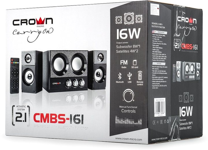 Акустична система Crown Micro CMBS-161 - зображення 3