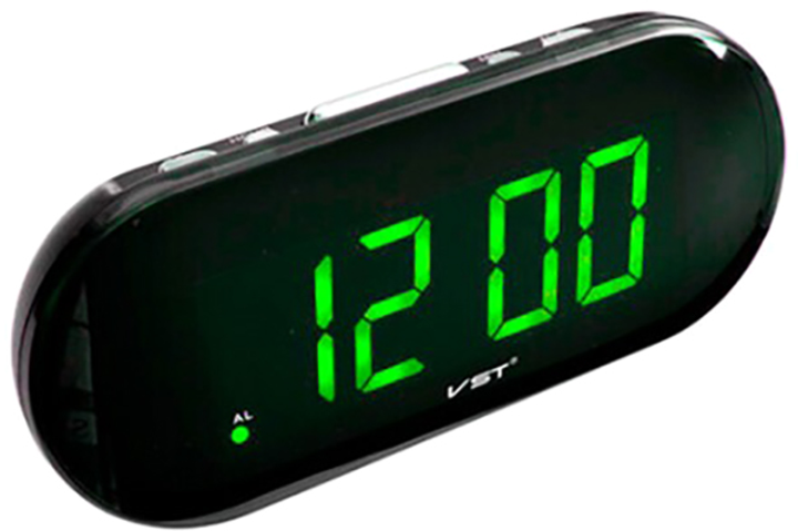 Настольные часы с будильником VST VST-717 Light Green Light – купить ...