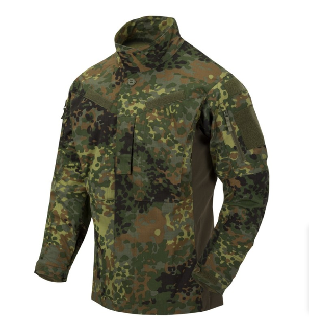 Китель (Рипстоп) MBDU Shirt - NYCO Ripstop Helikon-Tex Flecktarn S Тактический - изображение 1