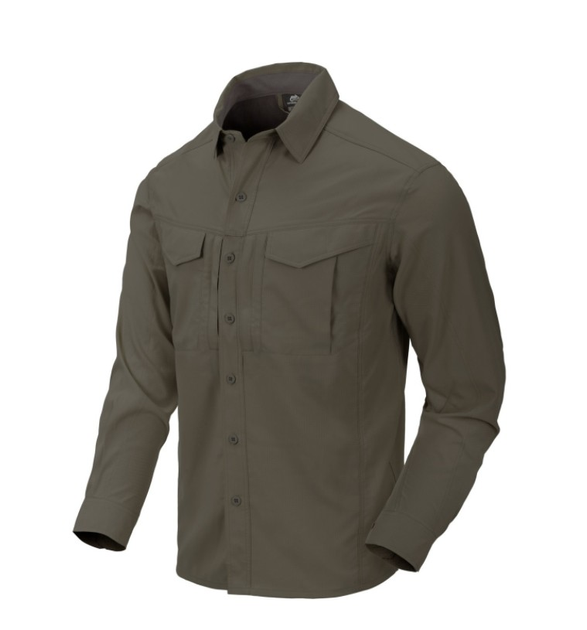 Рубашка (Тропическая) Defender MK2 Tropical Shirt Helikon-Tex Dark Olive S Тактическая мужская - изображение 1