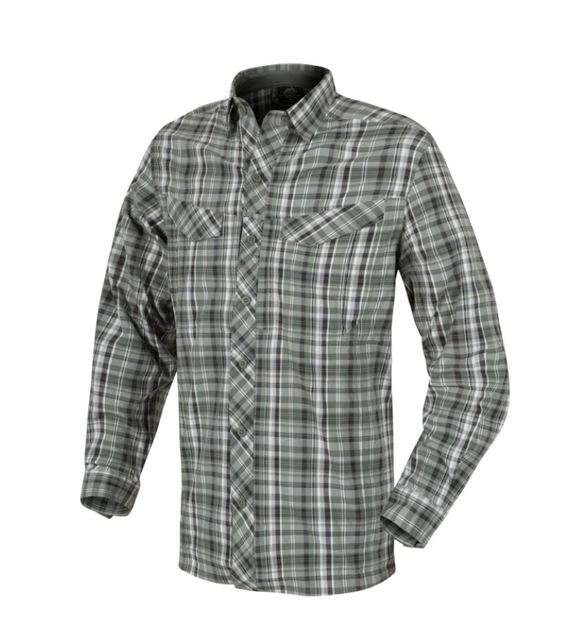 Рубашка Defender MK2 City Shirt Helikon-Tex Pine Plaid S Тактическая мужская - изображение 1