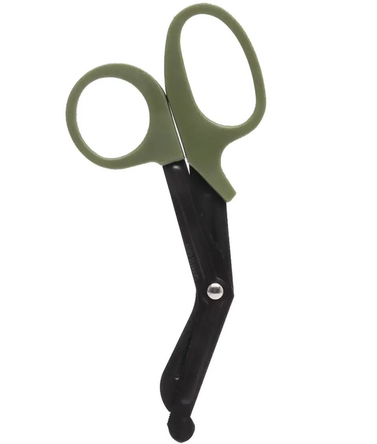 Тактические ножницы медицинские изогнутые E-Tac Green - изображение 2