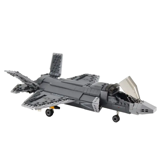 Конструктор Самолет Истребитель F-35 Lighting 646 деталей - изображение 2