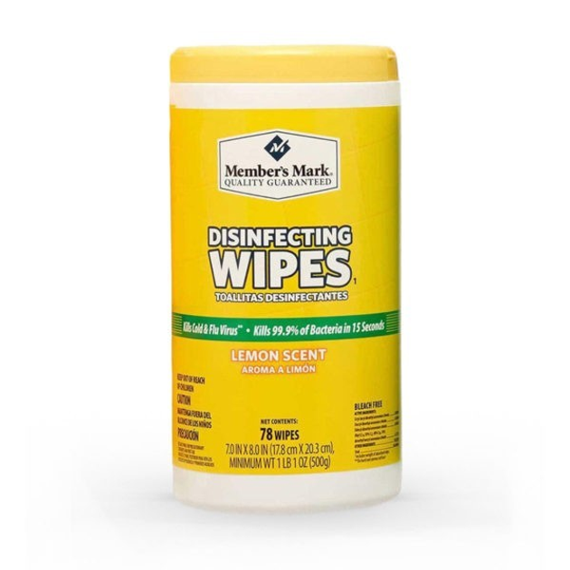 Дезинфицирующие салфетки для техники Member’s Mark Disinfecting Wipes