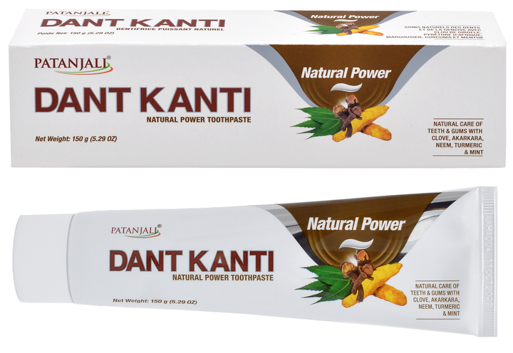 Зубная паста Patanjali Ayurved Dant Kanti Натуральная сила 150 г ...