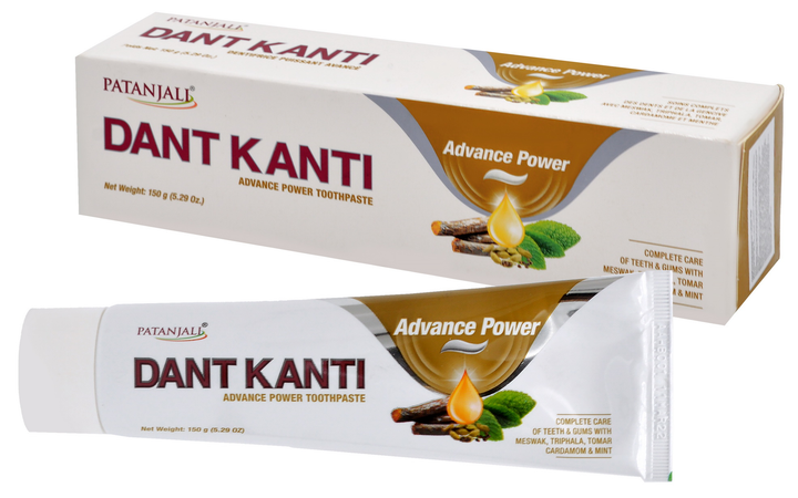 Зубная паста Patanjali Ayurved Dant Kanti Улучшенная сила 150 г ...