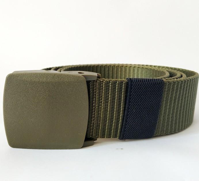 Тактический военный ремень Tactical армейский брючной пояс унисекс Olive (ykk-belt-olive) - изображение 2