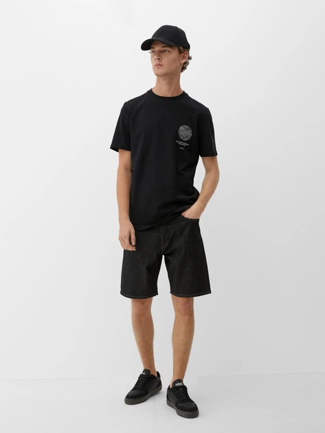 T-shirt s.Oliver 2129464-99D2 M Czarny (4099972663302) - obraz 3