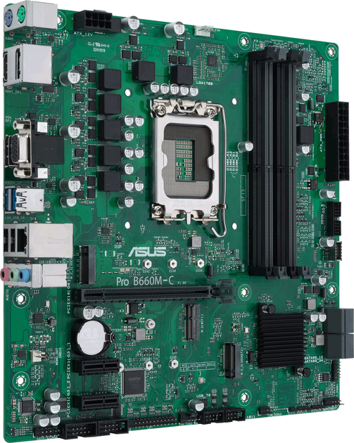 Материнская плата Asus Pro B660M-C-CSM (s1700, Intel B660, PCI-Ex16 ...