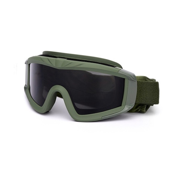 Премиальные тактические очки-маска TGM2 Зеленый - изображение 2