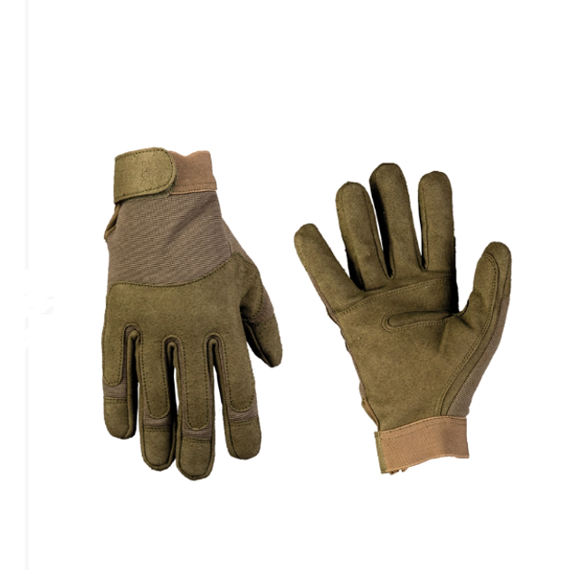 Рукавиці S тактичні Mil-Tec Олива ARMY GLOVES OLIV (12521001-902-S) - зображення 1