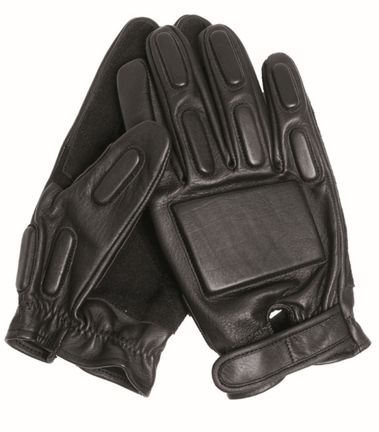 Рукавиці шкіряні M Чорні Mil-Tec Sec Handschuhe Leder M Schwarz (12501002-008-M) - изображение 1