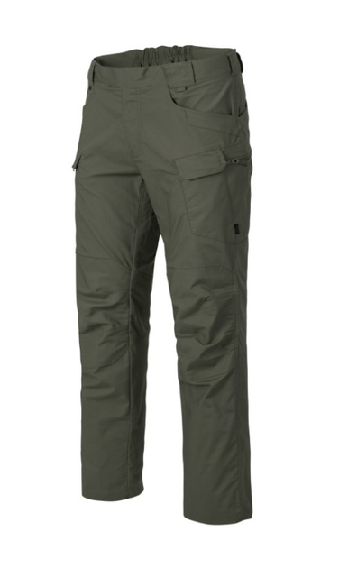 Штаны городские (Поликоттон Рипстоп) UTP (Urban Tactical Pants) - Polycotton Ripstop Helikon-Tex Taiga Green XXXXL Тактические мужские - изображение 1