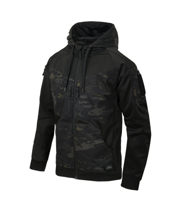 Куртка толстовка (Худі) Rogue Hoodie (Fullzip) Helikon-Tex Black Multicam Black M Тактична чоловіча - зображення 1