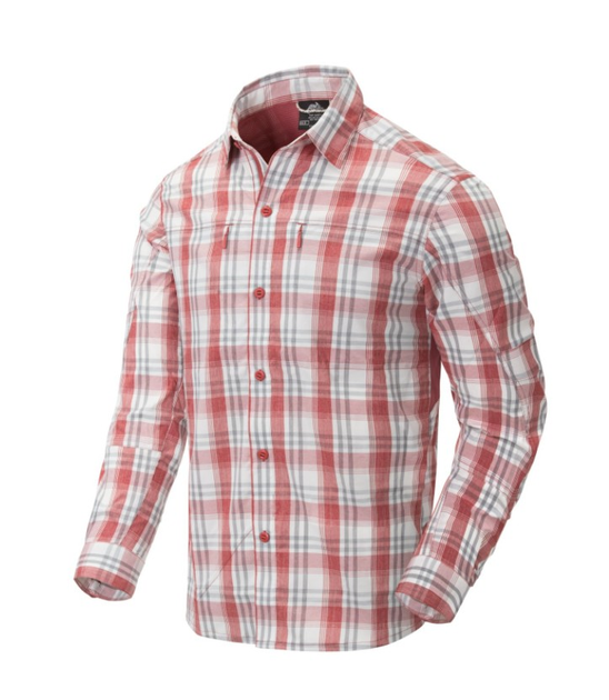 Рубашка (Нейлон) Trip Shirt - Nylon Blend Helikon-Tex Red Plaid XS Тактическая мужская - изображение 1