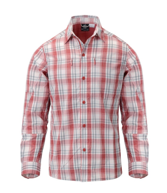 Рубашка (Нейлон) Trip Shirt - Nylon Blend Helikon-Tex Red Plaid XS Тактическая мужская - изображение 2