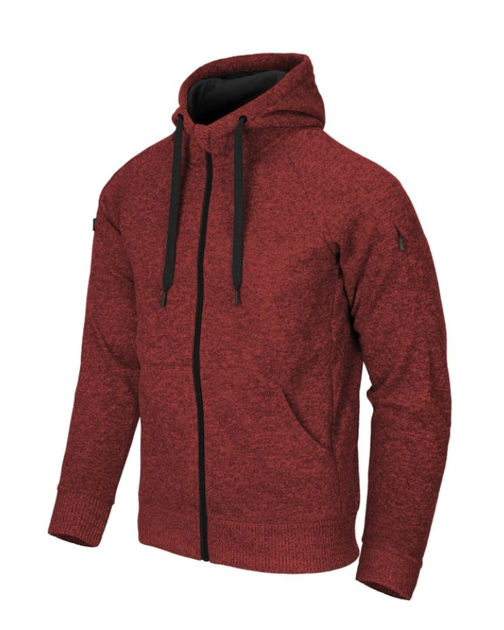 Куртка жіноча (Худі) Covert Tactical Hoodie (Fullzip) Helikon-Tex Red Melange M Тактична чоловіча - зображення 1