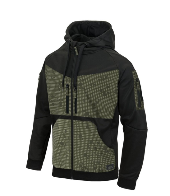 Куртка толстовка (Худі) Rogue Hoodie (Fullzip) Helikon-Tex Black Desert Night Camo L Тактична чоловіча - зображення 1