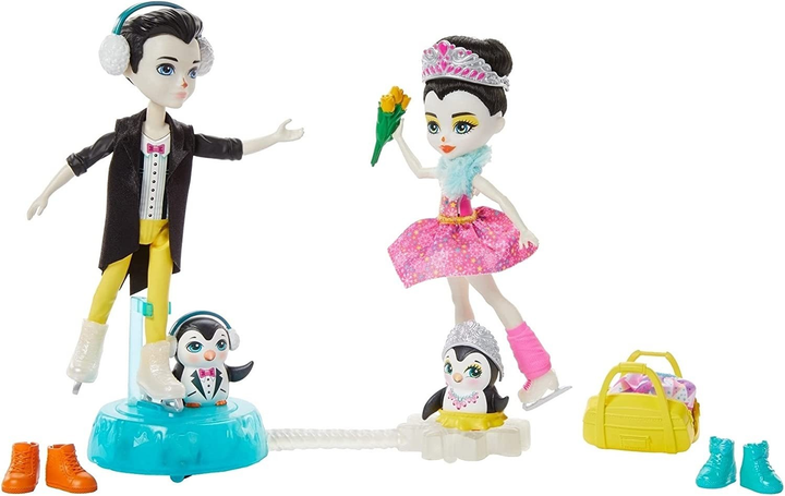Кукольный набор Enchantimals Darling Ice Dancers Пингвины-фигуристы ...