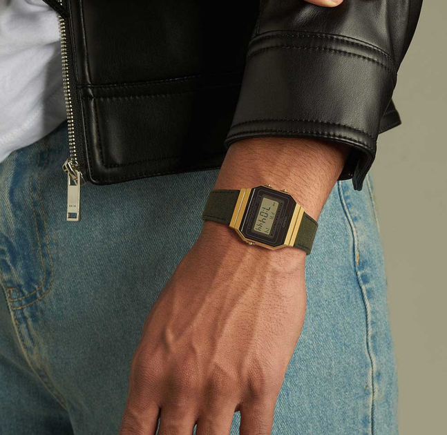Наручний годинник CASIO A700WEGL-3AEF /Зелений - Фото 6 Наручний годинник CASIO A700WEGL-3AEF /Зелений - зображення 6