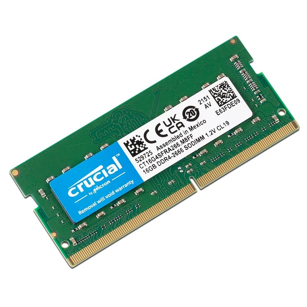 Пам'ять Crucial 16 GB SO-DIMM DDR4 2666 MHz (CT16G4SFRA266) – фото