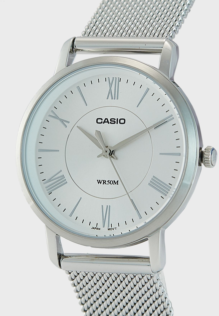Женские часы Casio LTP-B110M-7AVDF Белые с серебристым – фото, отзывы ...