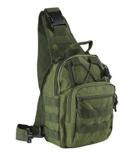 Рюкзак Тактичний 6 літрів Tactical М3 Oxford 600D із системою MOLLE Оліва - зображення 1