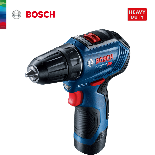 Безщітковий акумуляторний дриль-шурупокрут Bosch Professional GSR 12V-30, 12В, 2 акум.по 2 амп. год, зарядний пристрій GAL 12V-40 (4 амп) , валіза (06019G9000) - изображение 6