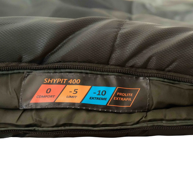 Спальний мішок Tramp Shypit 400XL ковдра з капюш (0/+5/-10°С) правий olive 220/100 UTRS-060L-R - изображение 4