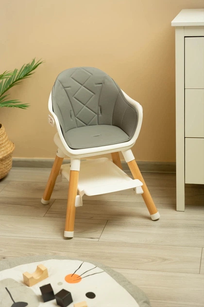Стільчик для годування Caretero Bravo Grey TERO-7590 (5908310392691) - зображення 13
