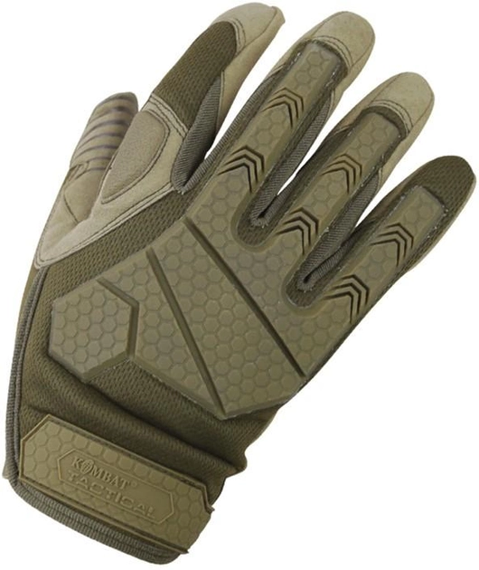 Тактичні рукавички Kombat Alpha Tactical Gloves Койот L (kb-atg-coy-l) - зображення 2