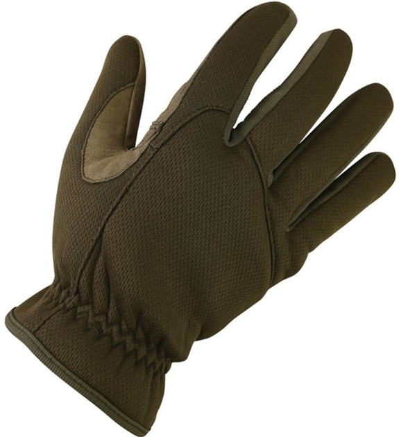 Тактичні рукавички Kombat Delta Fast Gloves Койот XL (kb-dfg-coy-xl) - зображення 1