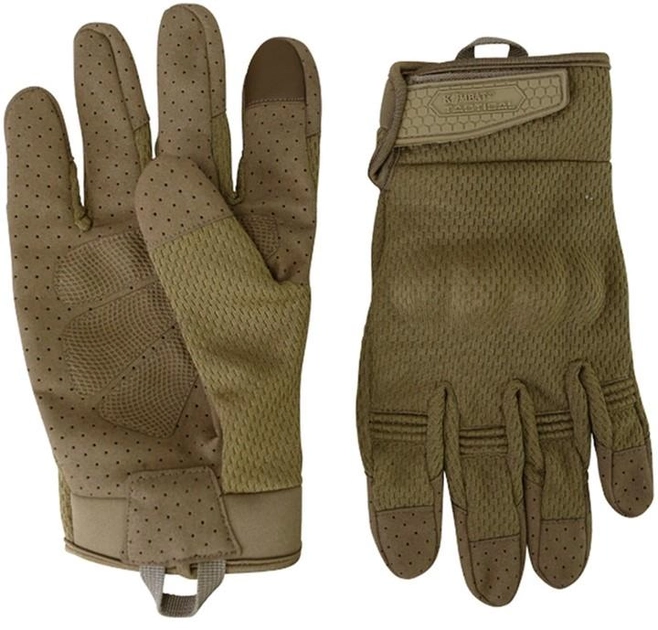 Тактичні рукавички Kombat Recon Tactical Gloves Койот S (kb-rtg-coy-s) - зображення 2
