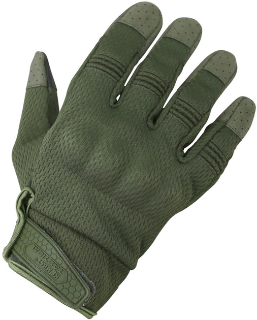 Тактичні рукавички Kombat Recon Tactical Gloves Оливкові S (kb-rtg-olgr-s) - зображення 1