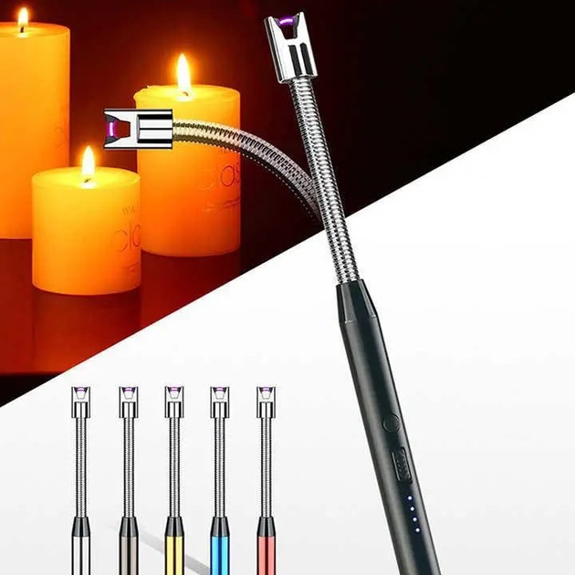 Импульсная USB гибкая зажигалка для свечей, кухни, плиты Primo 1шт .