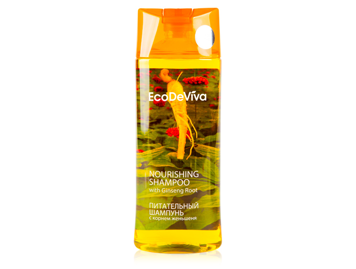 Питательный шампунь с корнем женьшеня EcoDeViva by TianDe Nourishing ...