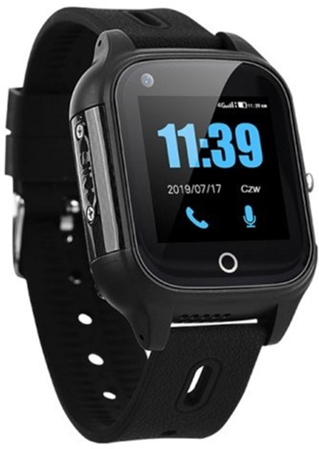 Smartwatch GoGPS FA28S 4G Black - obraz 2