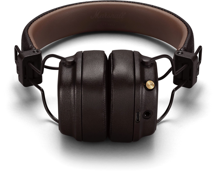 Marshall Major IV ワイヤレスヘッドフォン BROWN Major IV 比類なきサウンドを実現するワイヤレスヘッドホン