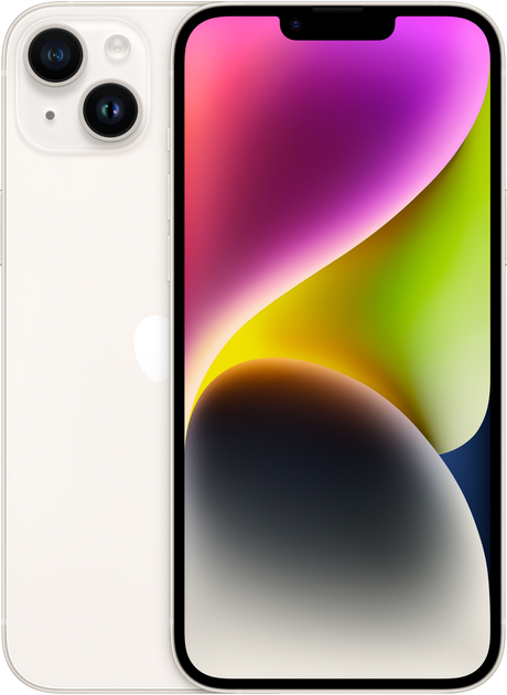 Smartfon Apple iPhone 14 Plus 128GB Starlight (MQ4Y3) - obraz 1