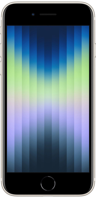 Smartfon Apple iPhone SE 128GB 2022 Starlight (MMXK3) - obraz 2