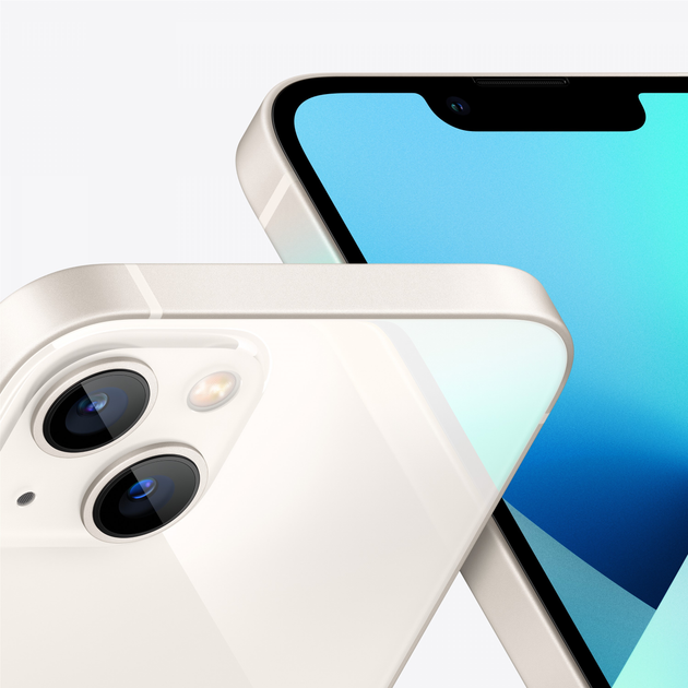 Smartfon Apple iPhone 13 256GB Starlight (MLQ73) - obraz 5