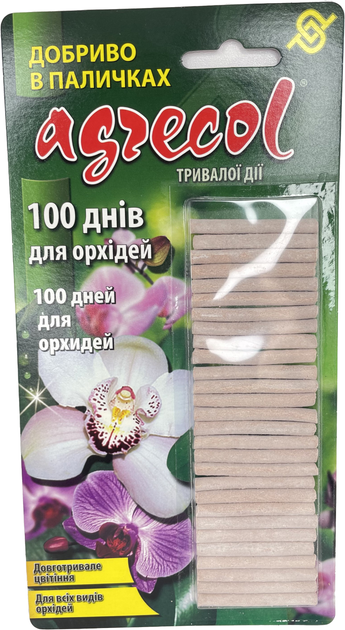 Удобрение Agrecol 100 дней в палочках для орхидей 30 шт (2018040483) 