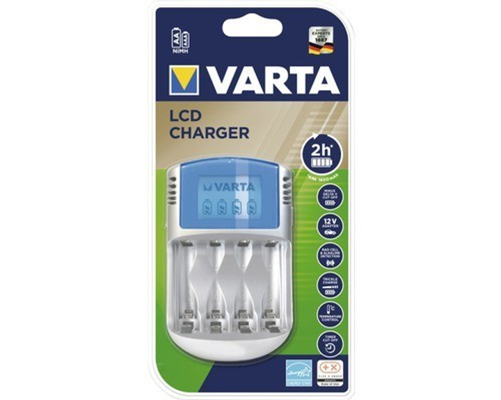 Зарядное устройство Varta для аккумуляторов AA, AAA Power LCD Charger ...