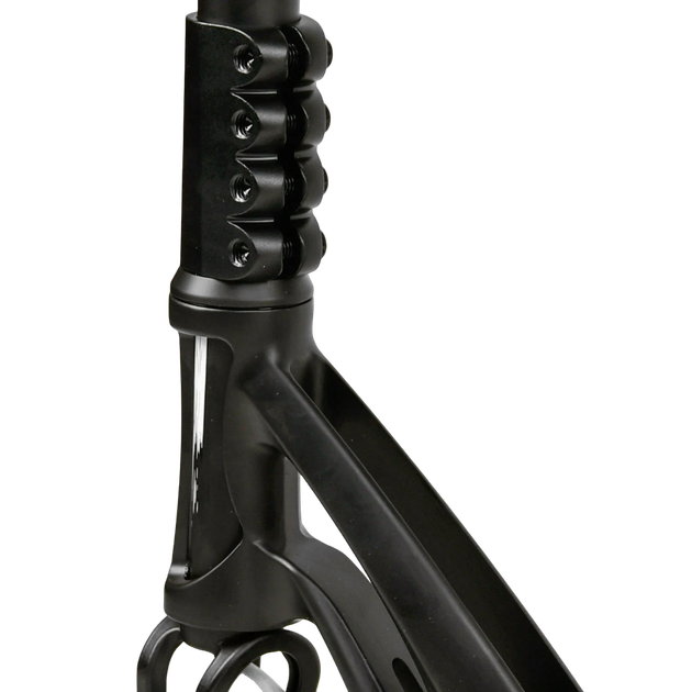 Самокат трюковый двухколесный с алюминиевыми пегами Best Scooter FEAR Черный с белым - изображение 4